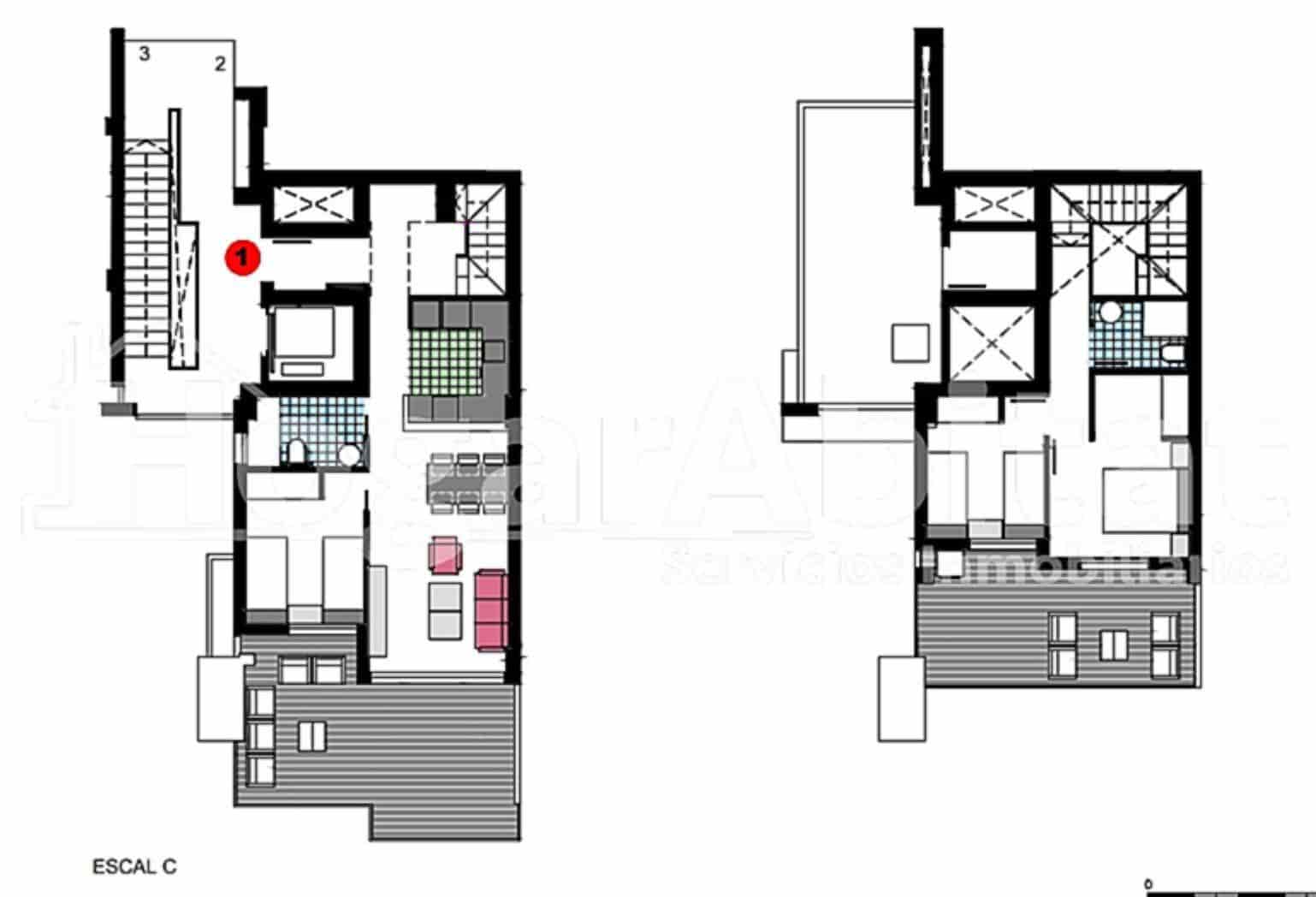 3 soverom Penthouse til salgs i Denia med svømmebasseng - € 599 000 (Ref: 9778186)