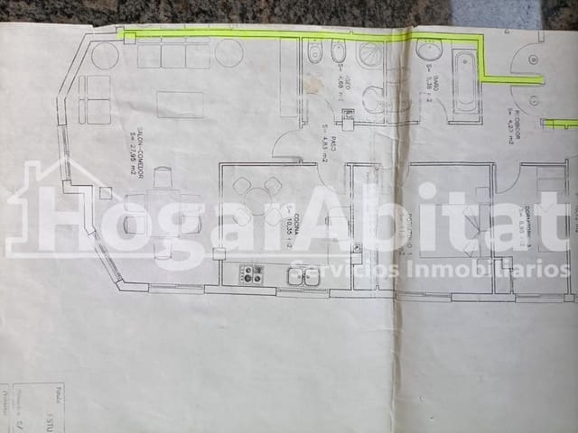 3 camera da letto Appartamento in vendita in Betxí - 55.000 € (Rif: 9778190)