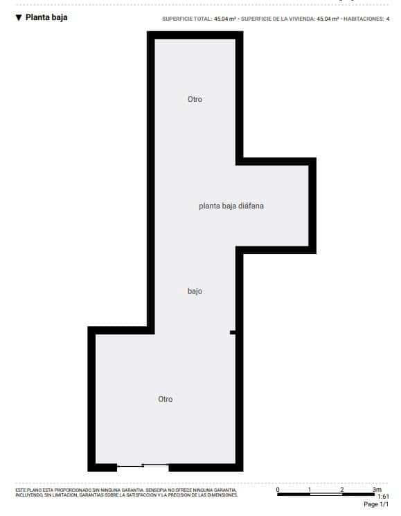 1 sovrum Kommersiell till salu i Almassora / Almazora - 59 900 € (Ref: 9778197)