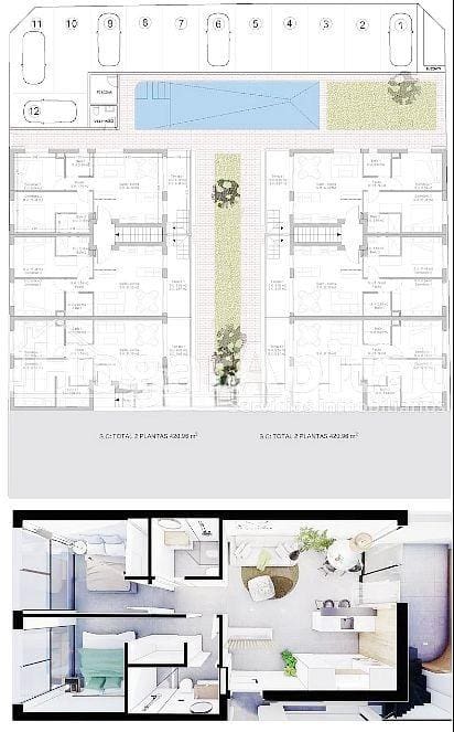 2 slaapkamer Flat te koop in San Pedro del Pinatar met zwembad garage - € 245.000 (Ref: 9787751)