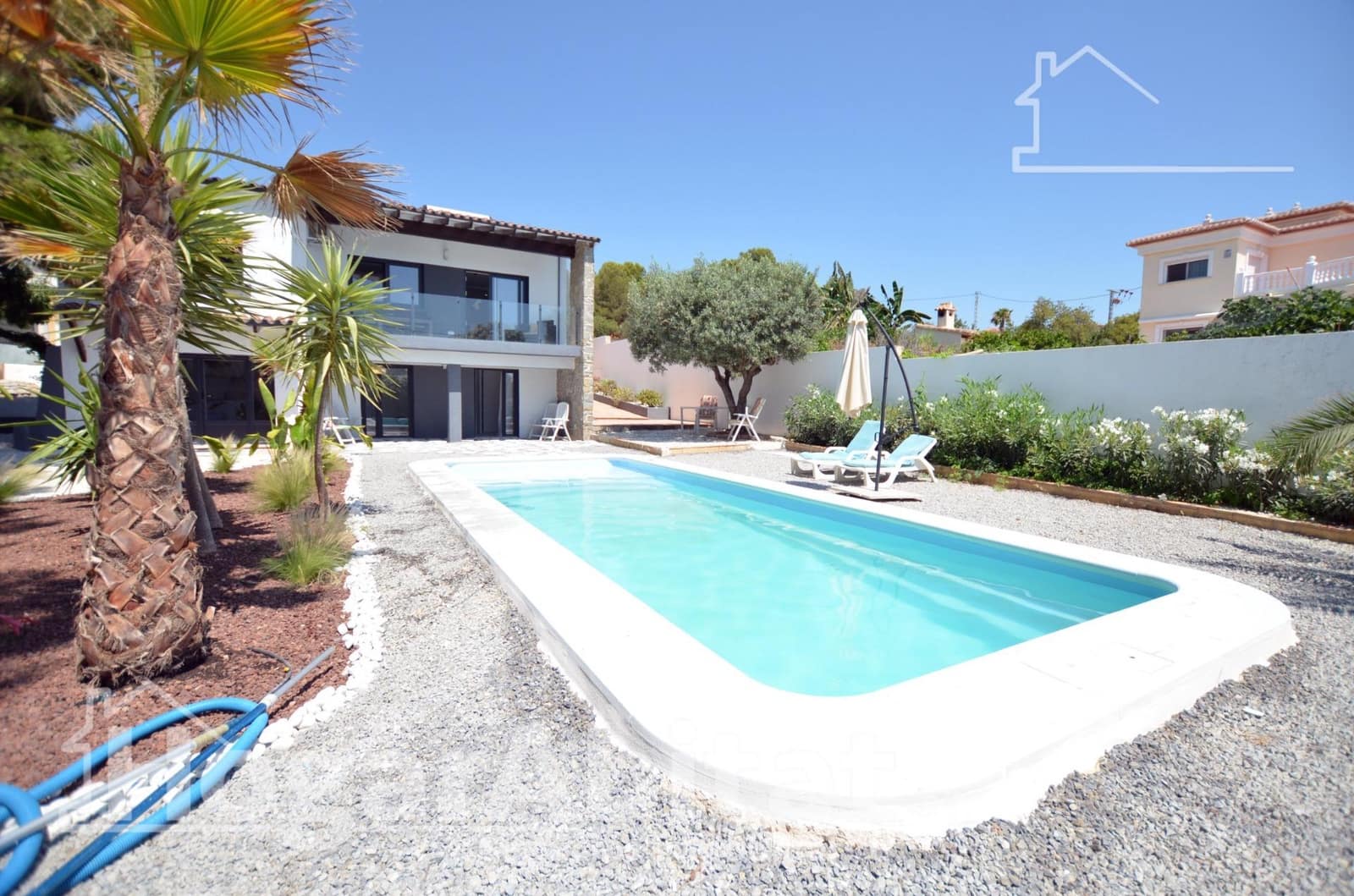 5 makuuhuone Huvila myytävänä paikassa Calpe / Calp mukana uima-altaan 
autotalli - 729 000 € (Ref: 9787755)