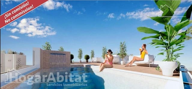 1 makuuhuone Asunto myytävänä paikassa Avenida Habaneras - Curva de Palangre, Torrevieja mukana uima-altaan 
autotalli - 339 000 € (Ref: 9787764)