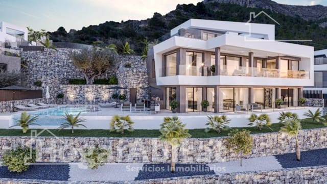 4 chambre Villa/Maison à vendre à Oltamar - Cucarres, Calpe / Calp avec piscine garage - 1 950 000 € (Ref: 9787765)