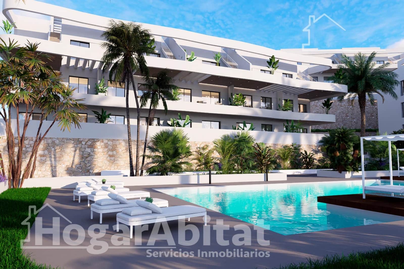 2 bedroom Penthouse for sale in Finestrat with pool garage - € 369,900 (Ref: 9787767)