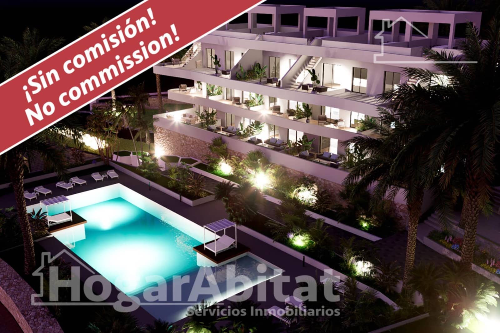 2 bedroom Penthouse for sale in Finestrat with pool garage - € 369,900 (Ref: 9787767)
