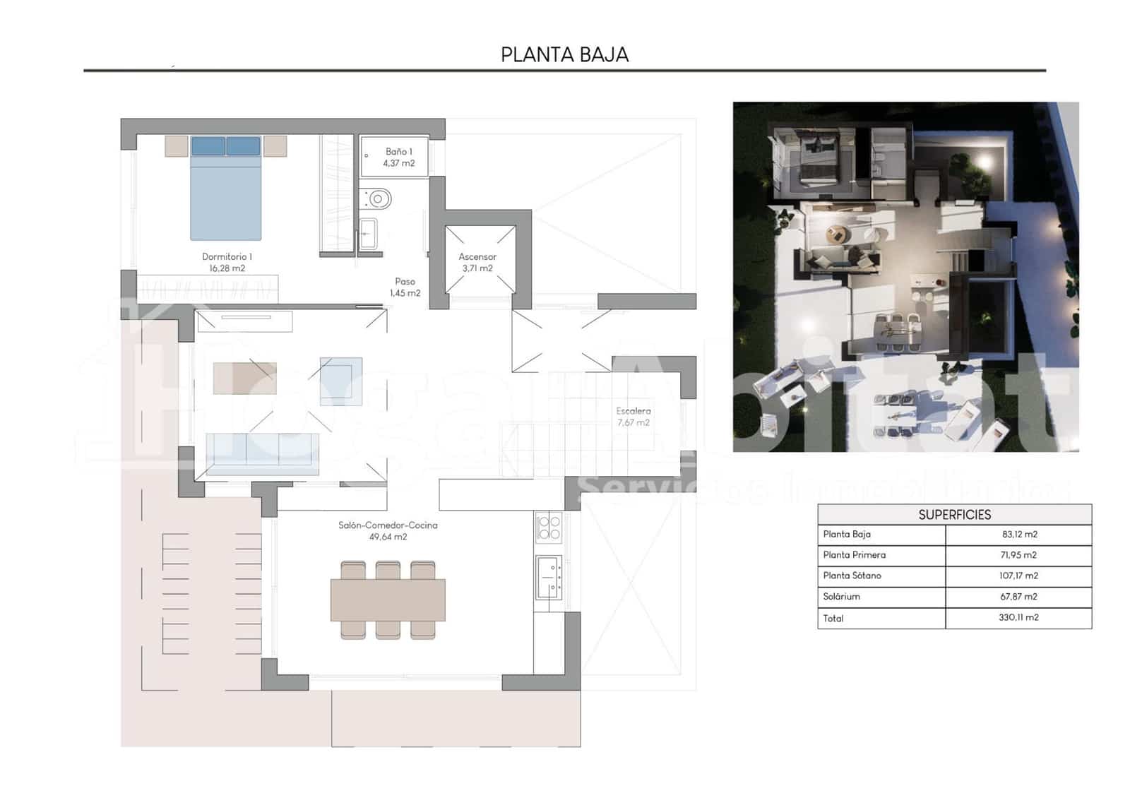 3 soverom Villa til salgs i Finestrat med svømmebasseng garasje - € 599 900 (Ref: 9787773)