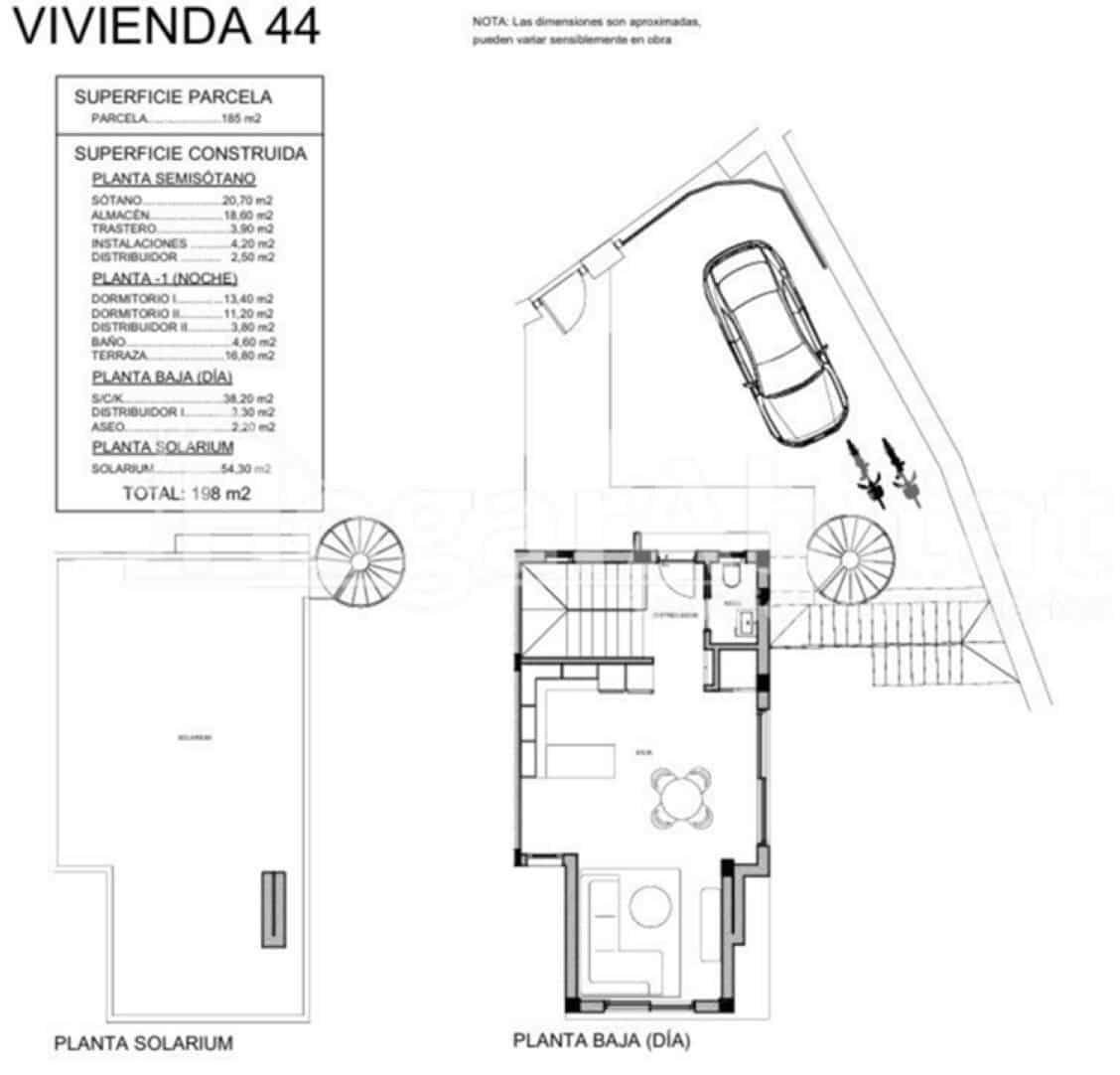 3 camera da letto Villetta a Schiera in vendita in Algorfa con piscina garage - 465.000 € (Rif: 9787784)
