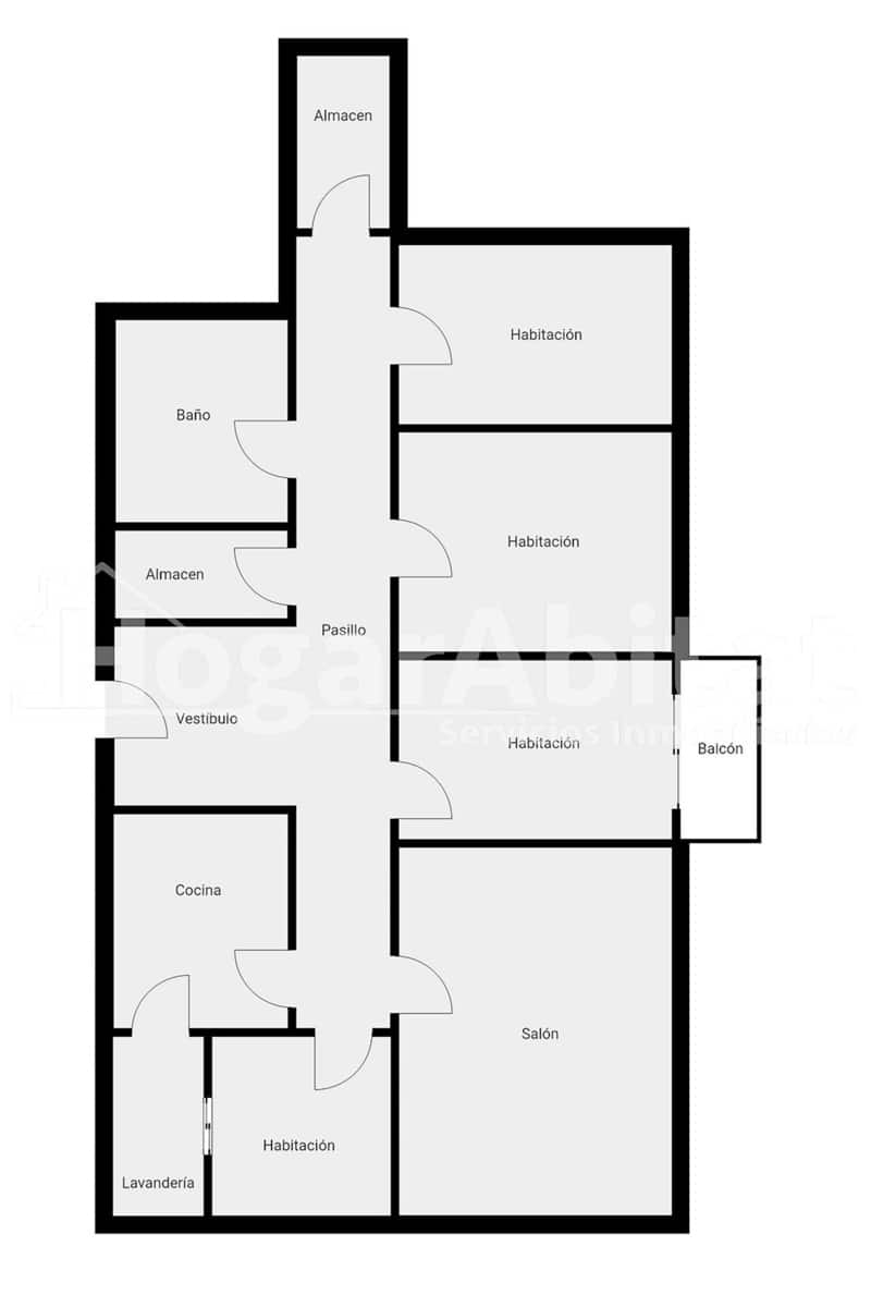 4 bedroom Flat for sale in Gandia - € 115,000 (Ref: 9788453)