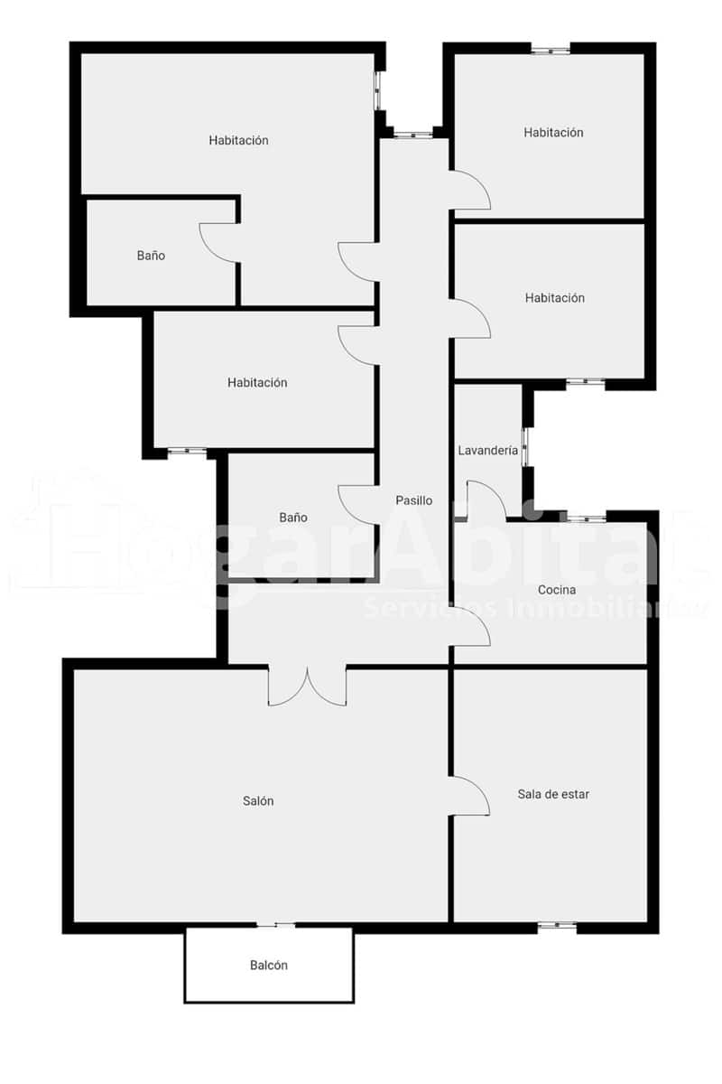 5 bedroom Flat for sale in Real de Gandia - € 165,000 (Ref: 9788456)