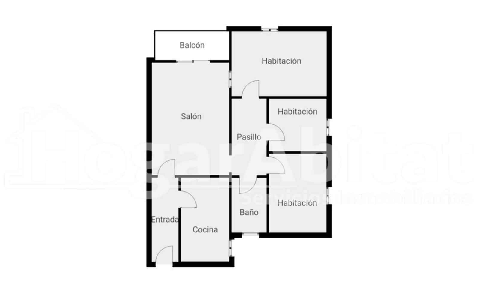 3 chambre Appartement à vendre à Gandia - 115 000 € (Ref: 9788459)