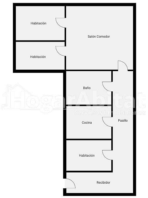 3 sovrum Lägenhet till salu i Castello de la Plana - 89 000 € (Ref: 9791090)