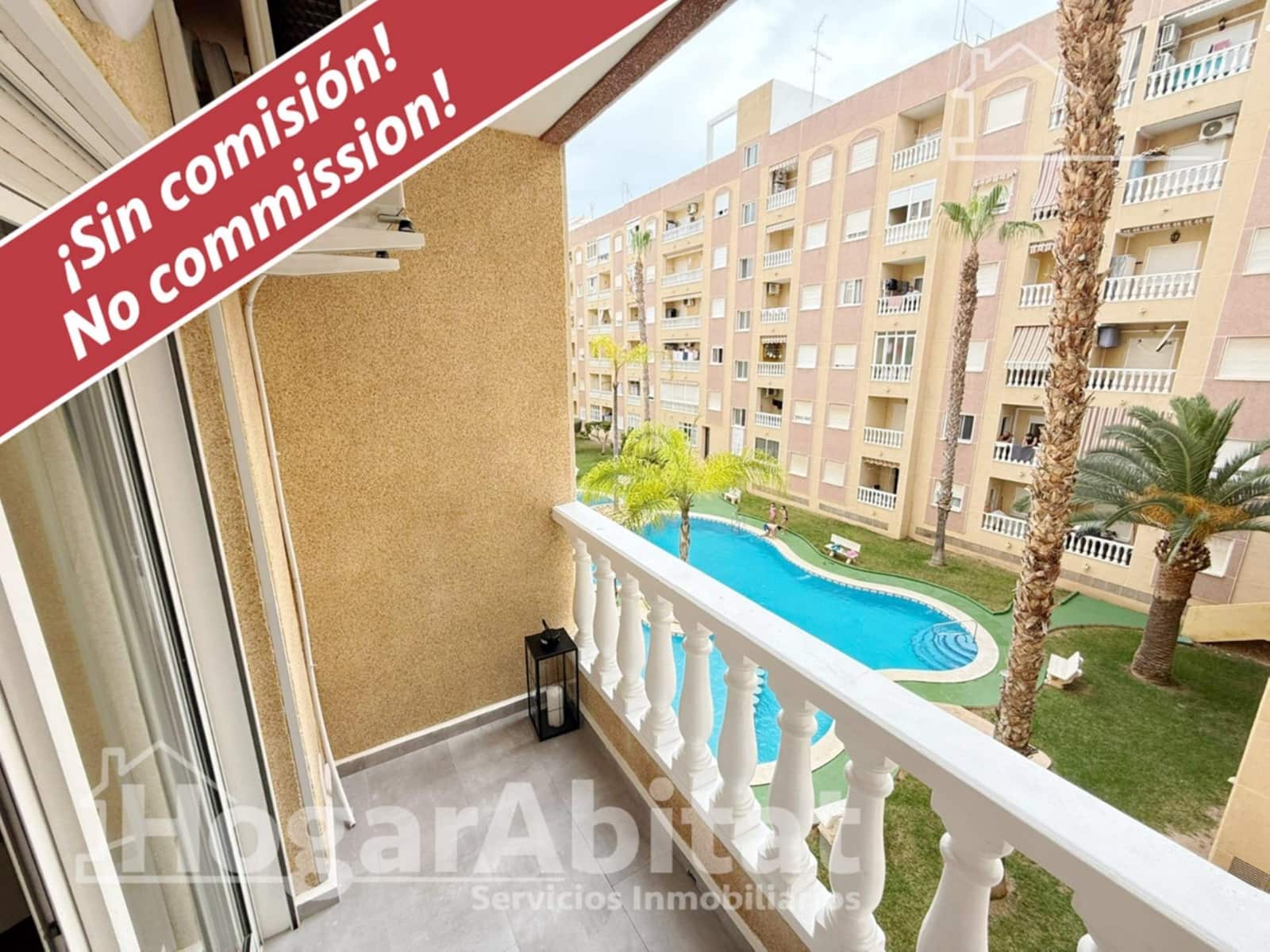 2 soveværelse Lejlighed til salg i Torrevieja med swimmingpool - € 169.000 (Ref: 9791110)