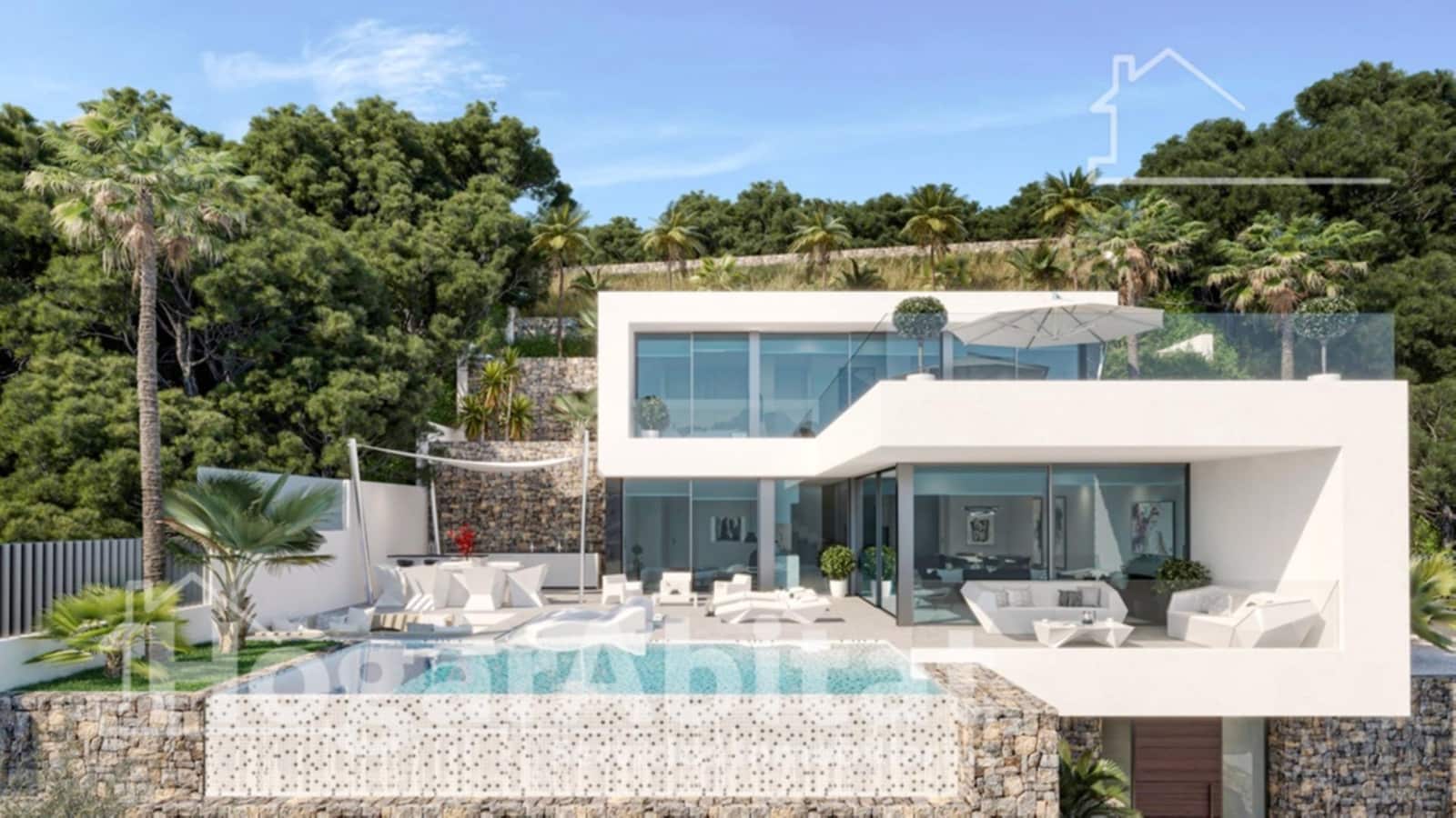 Chalet de 4 habitaciones en Calpe / Calp en venta con piscina garaje - 1.550.000 € (Ref: 9794709)