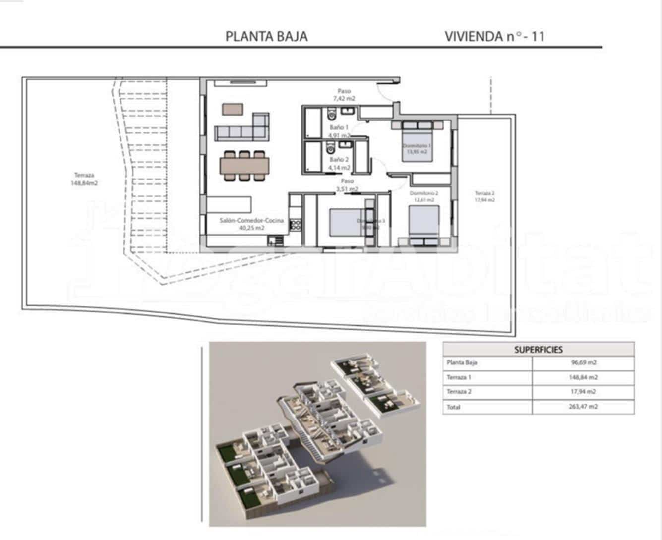 2 chambre Appartement à vendre à Finestrat avec piscine garage - 379 900 € (Ref: 9794710)