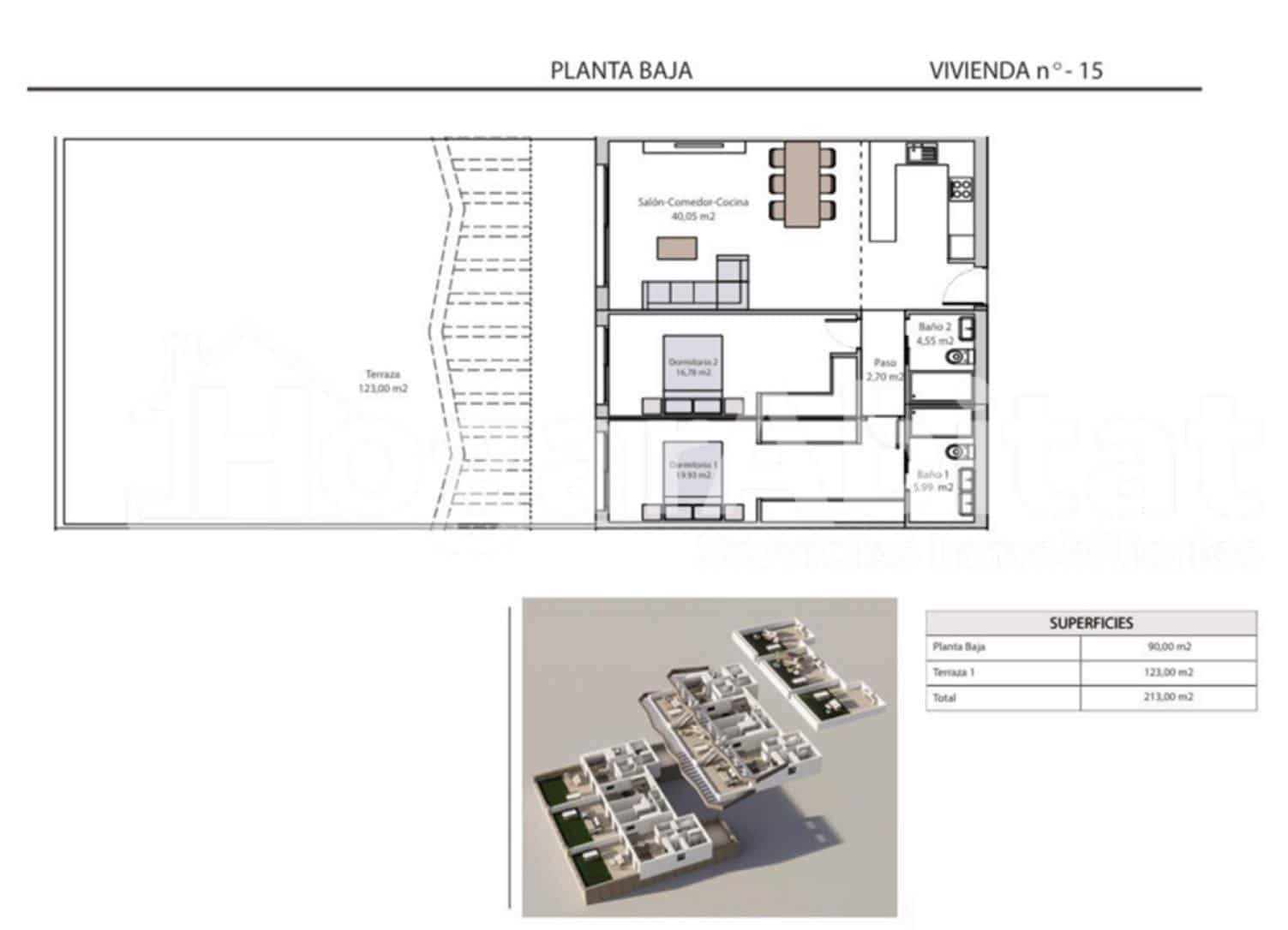 2 chambre Appartement à vendre à Finestrat avec piscine garage - 379 900 € (Ref: 9794710)