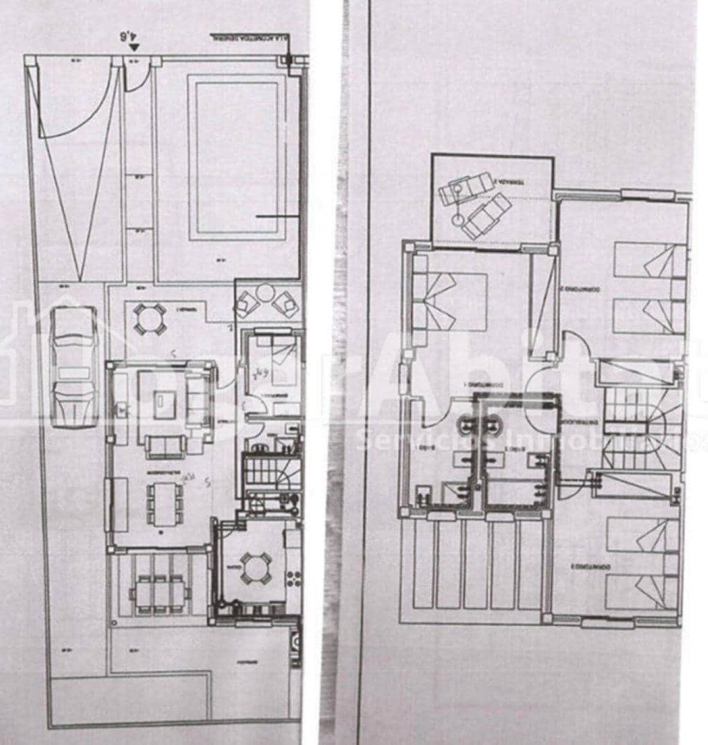 4 chambre Villa/Maison Mitoyenne à vendre à Burriana / Borriana avec piscine garage - 450 000 € (Ref: 9797180)