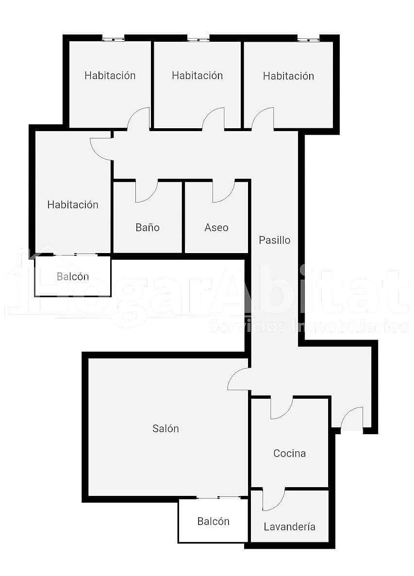 Piso de 4 habitaciones en Gandia en venta - 175.000 € (Ref: 9799314)