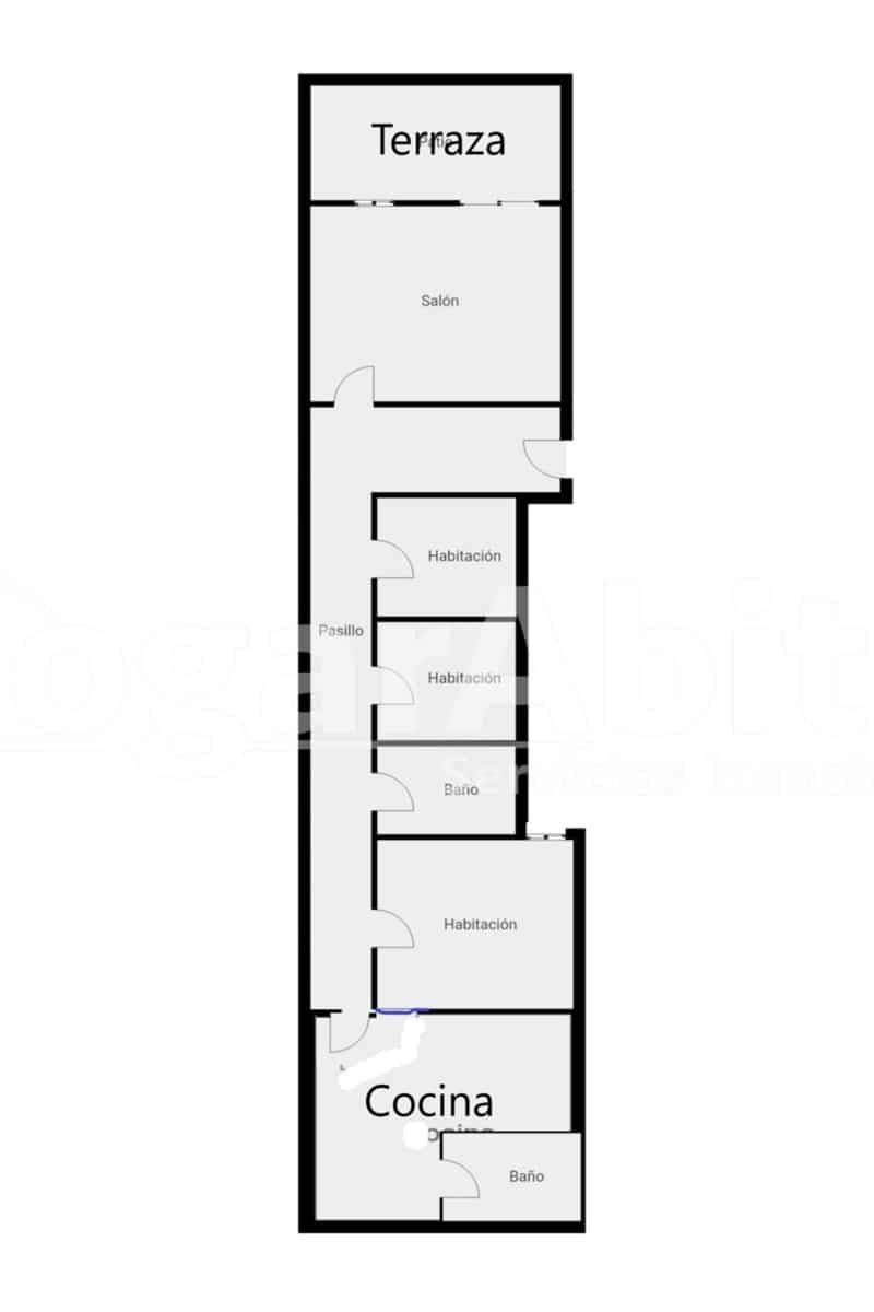 3 Zimmer Wohnung zu verkaufen in Gandia - 155.000 € (Ref: 9799315)