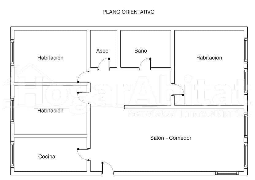 3 camera da letto Appartamento in vendita in Alicante citta con garage - 125.000 € (Rif: 9815905)