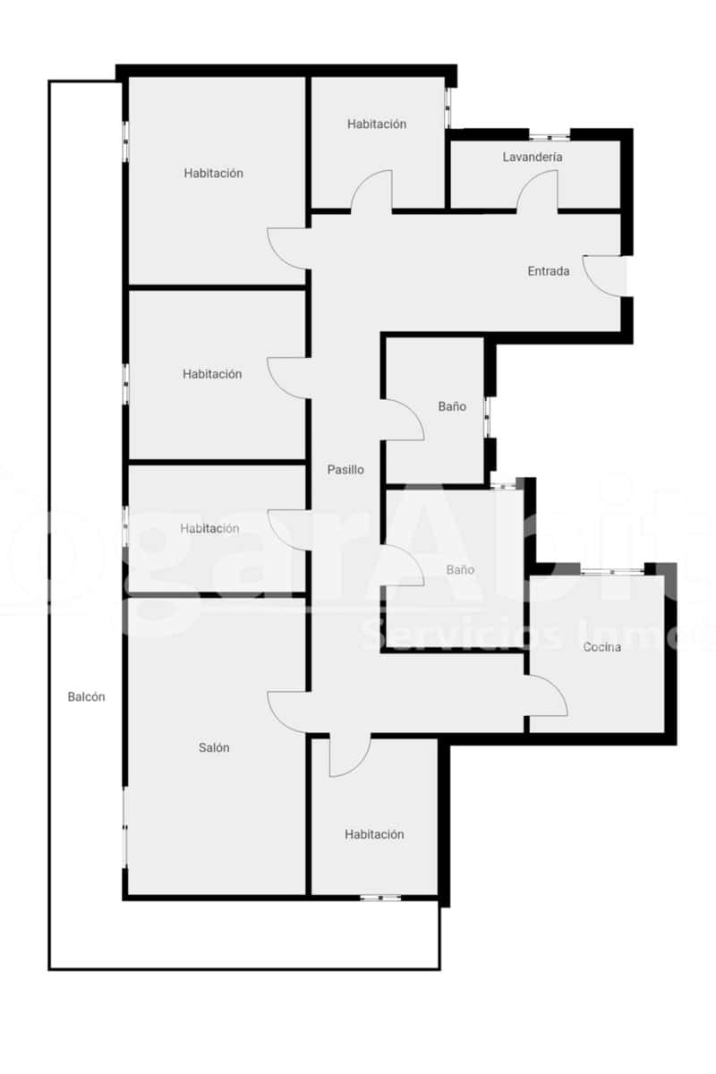 5 bedroom Flat for sale in Gandia - € 180,000 (Ref: 9829213)