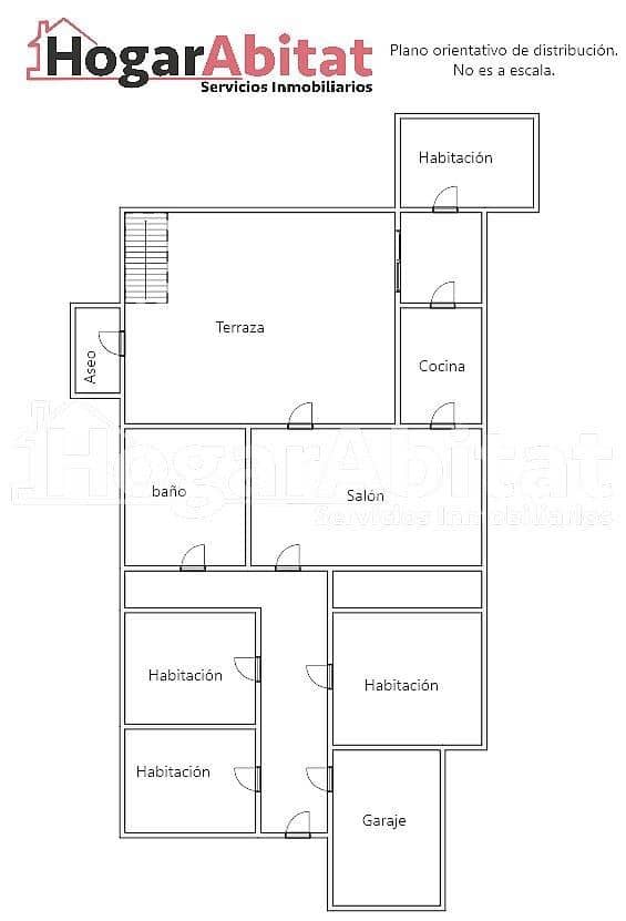 Casa de 5 habitaciones en Burjassot en venta con garaje - 450.000 € (Ref: 9829241)