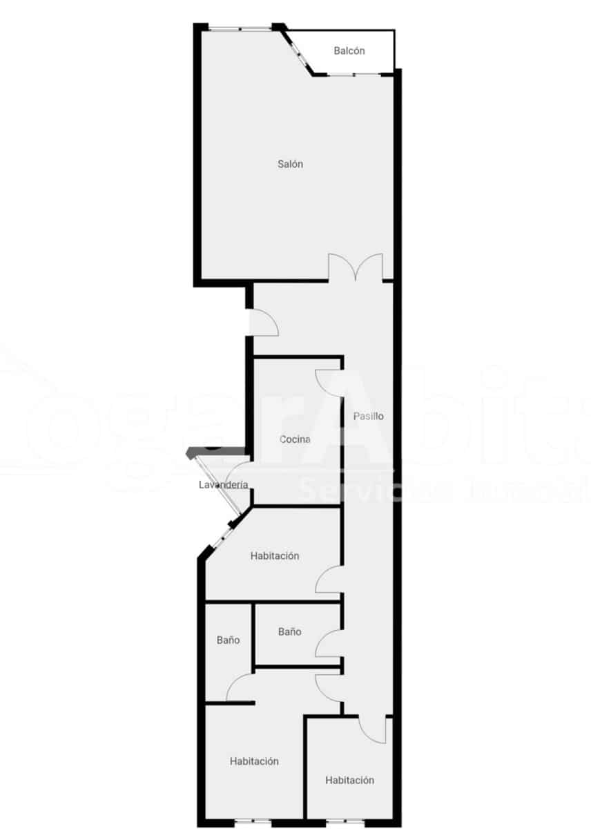 3 Zimmer Wohnung zu verkaufen in Tavernes de la Valldigna - 165.000 € (Ref: 9833703)