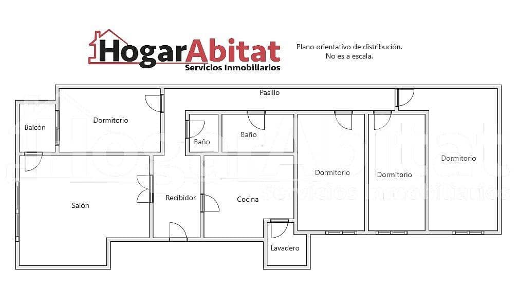 4 bedroom Flat for sale in Oliva - € 140,000 (Ref: 9851824)