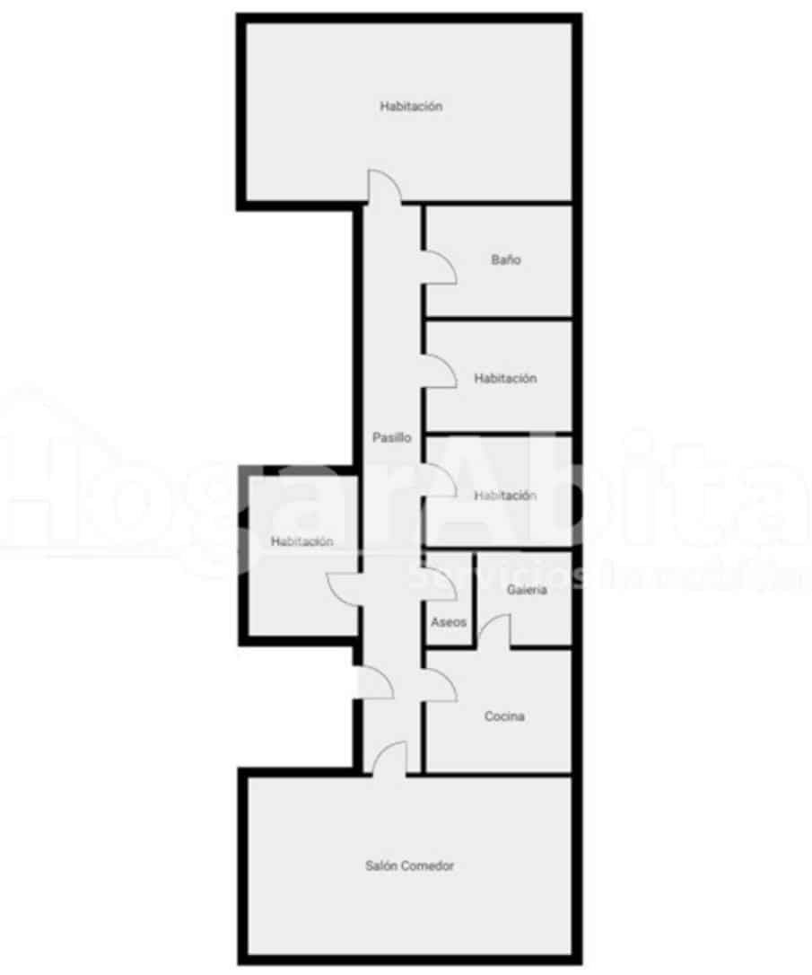 4 chambre Appartement à vendre à Castello de la Plana - 220 000 € (Ref: 9860154)