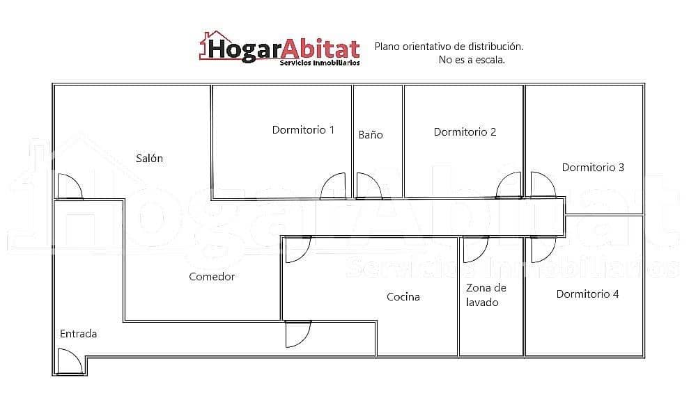 4 chambre Appartement à vendre à Alzira - 180 000 € (Ref: 9860171)