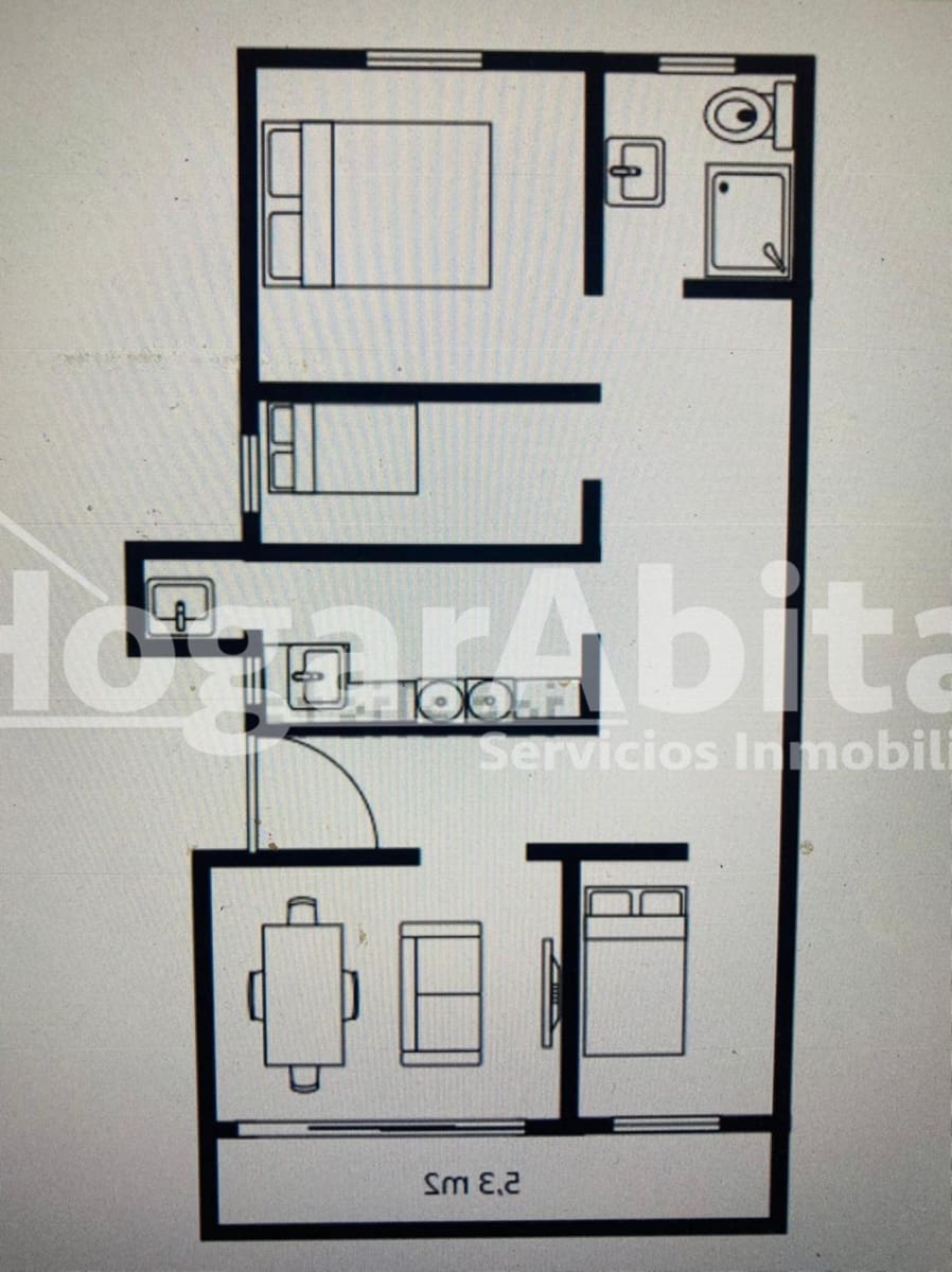 3 makuuhuone Asunto myytävänä paikassa Burriana / Borriana - 130 000 € (Ref: 9860178)