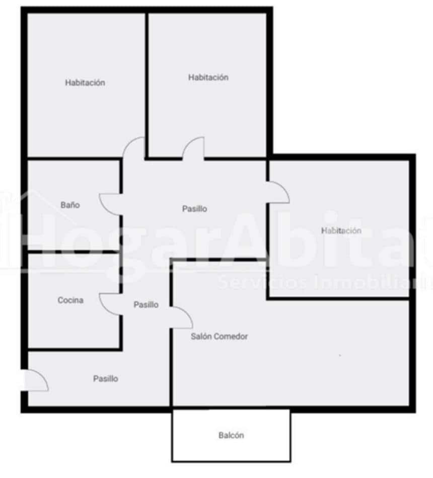 3 sypialnia Mieszkanie na sprzedaż w Castello de la Plana - 140 000 € (Ref: 9867069)