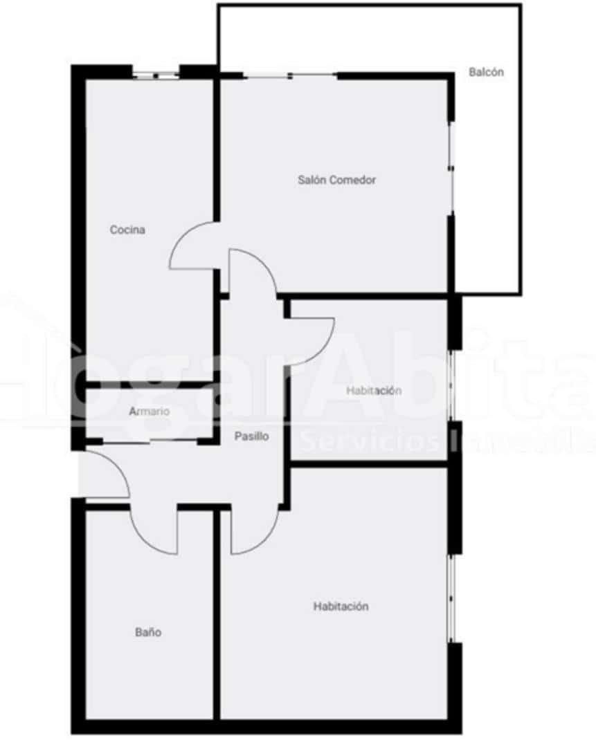 2 slaapkamer Flat te koop in Alfafar met garage - € 259.900 (Ref: 9868636)