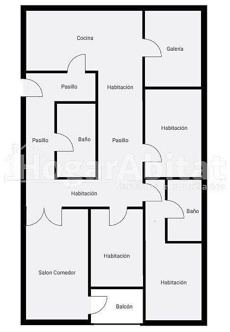 3 makuuhuone Asunto myytävänä paikassa Castello de la Plana mukana 
autotalli - 295 000 € (Ref: 9868649)