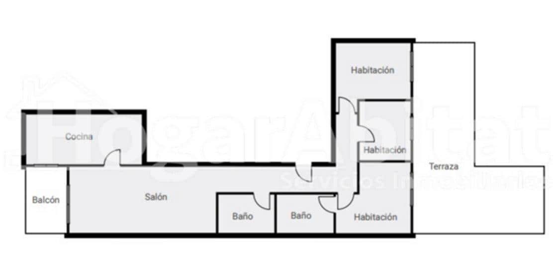 3 soverom Leilighet til salgs i Massanassa med garasje - € 325 000 (Ref: 9876489)