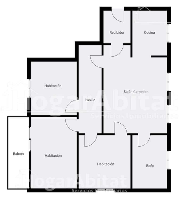 3 chambre Appartement à vendre à Valence ville avec garage - 350 000 € (Ref: 9881979)