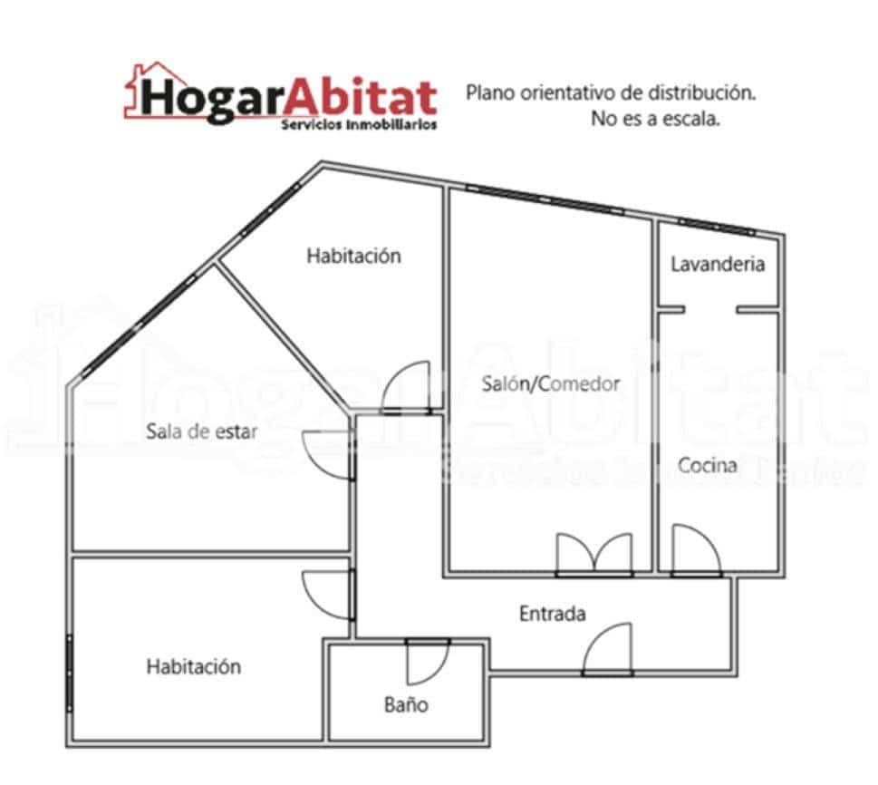 3 bedroom Flat for sale in Castello de la Plana - € 129,000 (Ref: 9881986)