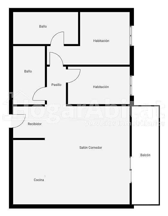 2 sovrum Lägenhet till salu i Valencia stad med pool - 450 000 € (Ref: 9890446)