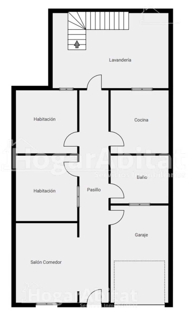 Piso de 2 habitaciones en Benicull en venta con garaje - 100.000 € (Ref: 9892428)