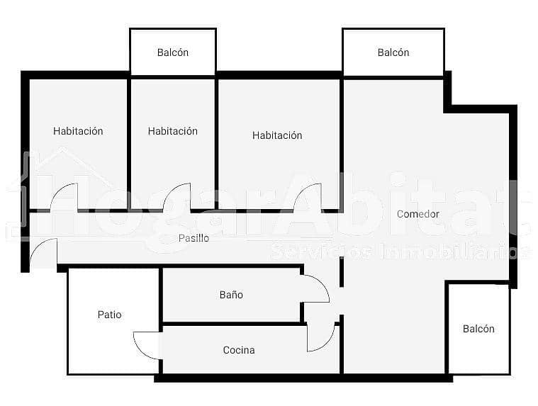 3 sovrum Lägenhet till salu i Alicante stad - 299 000 € (Ref: 9893918)