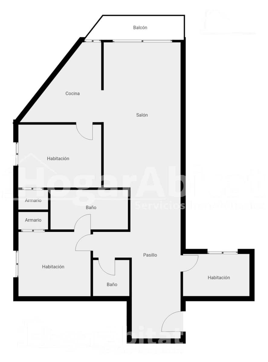 3 bedroom Flat for sale in Barx with garage - € 109,900 (Ref: 9896381)