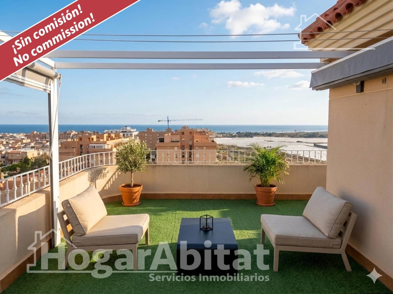 2 chambre Penthouse à vendre à Aguadulce (Almeria) avec piscine garage - 255 000 € (Ref: 9903993)