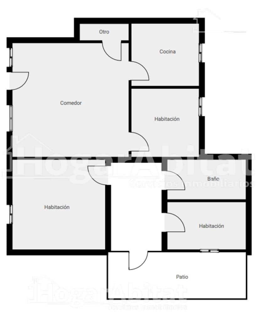 3 soveværelse Lejlighed til salg i Alzira - € 140.000 (Ref: 9903996)