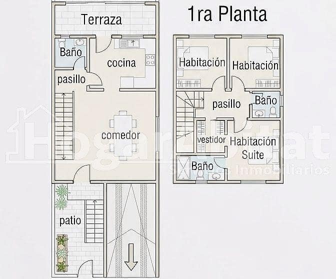 Adosado de 3 habitaciones en Almoines en venta con piscina garaje - 275.000 € (Ref: 9904003)