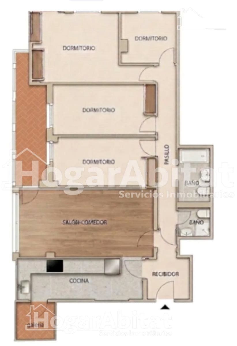 4 makuuhuone Asunto myytävänä paikassa Valencia kaupunki - 380 000 € (Ref: 9904009)