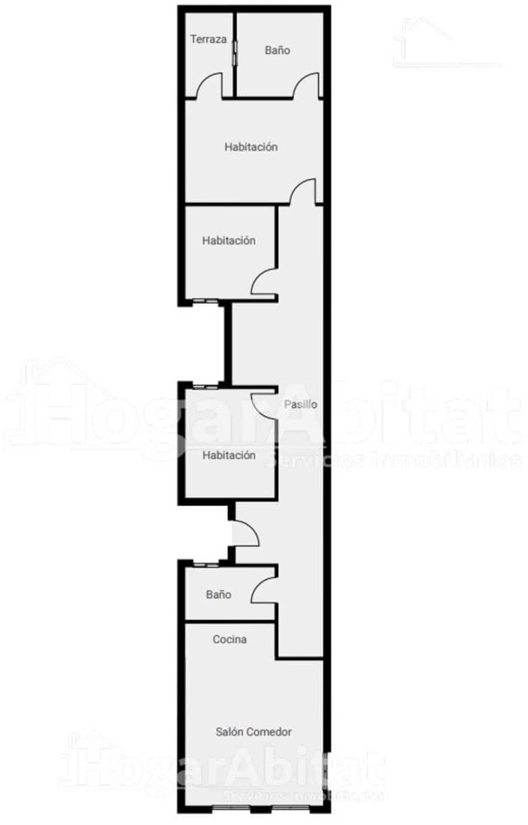 3 Zimmer Wohnung zu verkaufen in Valencia Stadt - 330.000 € (Ref: 9904012)