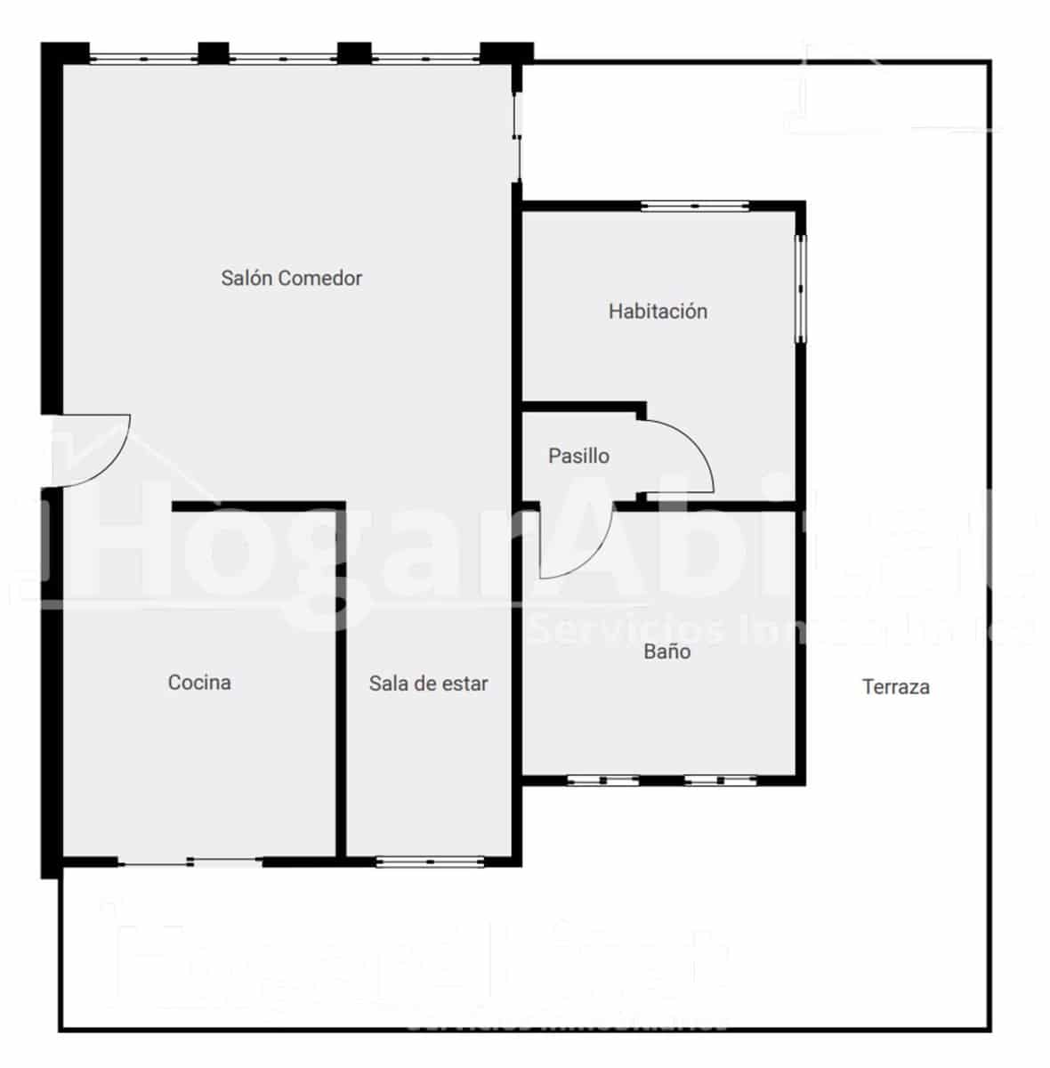1 soveværelse Penthouse til salg i Torrent med garage - € 380.000 (Ref: 9911131)