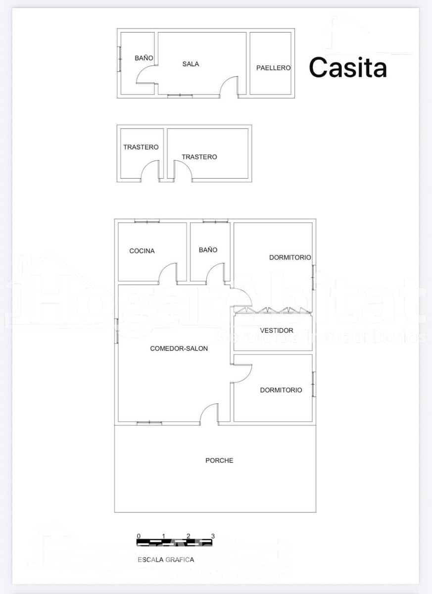 2 chambre Villa/Maison à vendre à Naquera avec piscine garage - 255 000 € (Ref: 9915880)