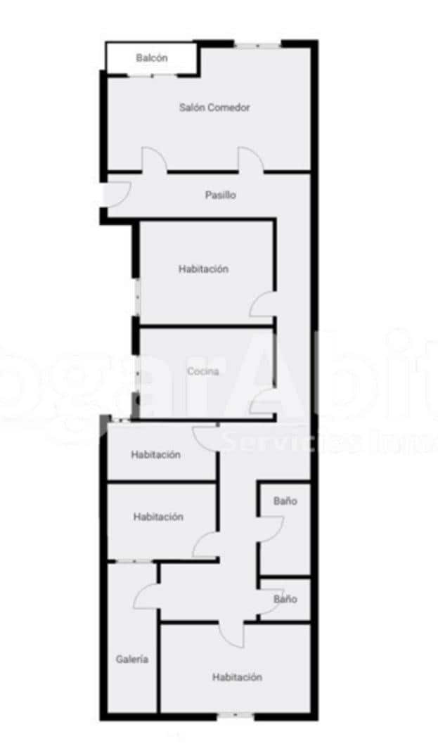 4 sypialnia Mieszkanie na sprzedaż w Alboraya / Alboraia - 349 000 € (Ref: 9966700)