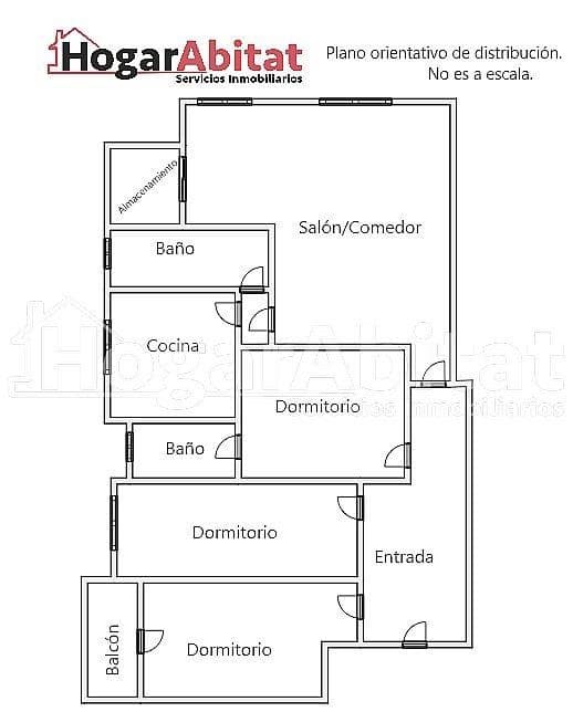 3 bedroom Flat for sale in Valencia city - € 220,000 (Ref: 9970640)