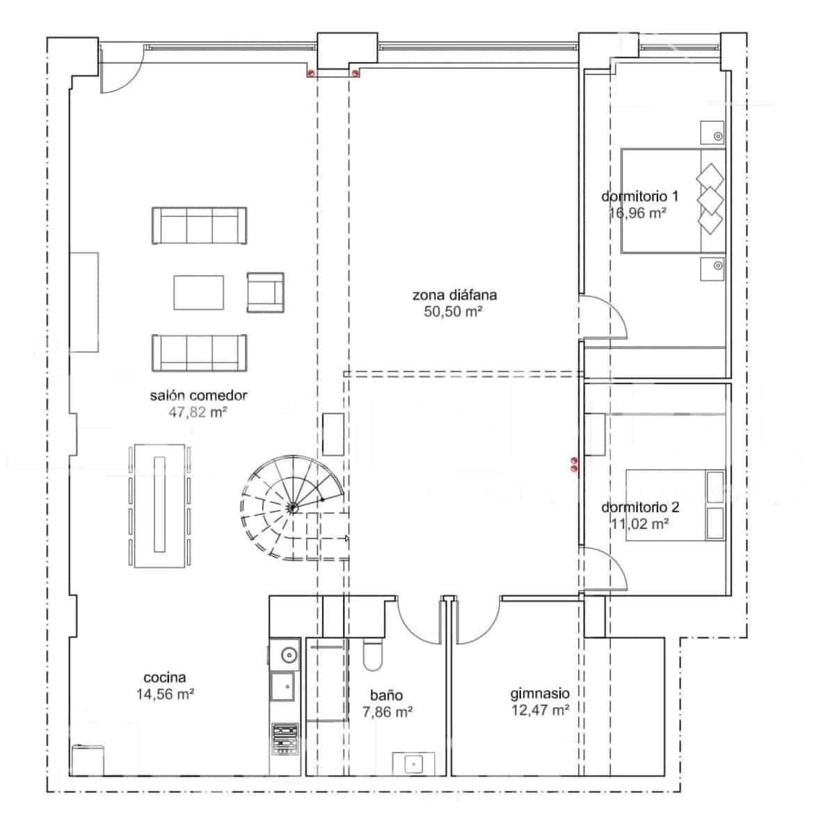 3 slaapkamer Flat te koop in Valencia stad met garage - € 215.000 (Ref: 9970651)